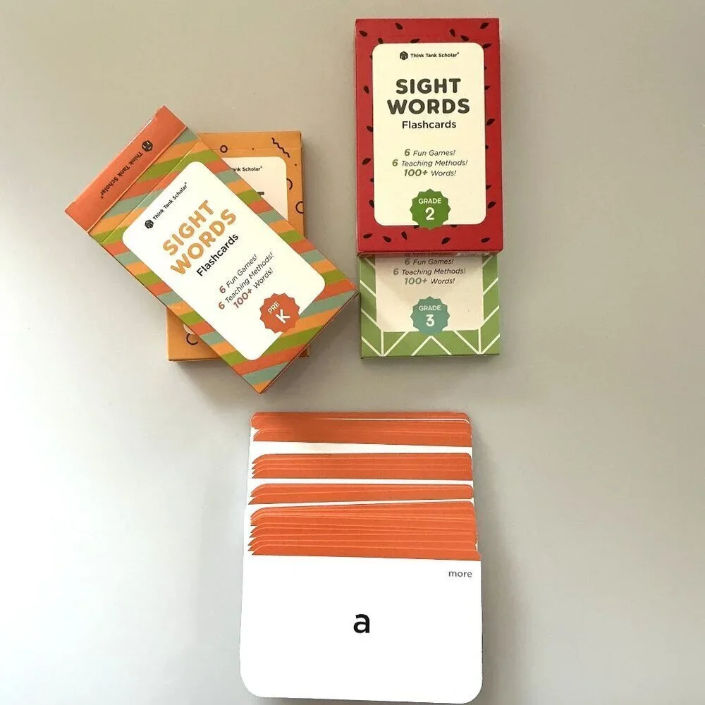 THINK TANK SCHOLAR SIGHT WORDS 400+ SIGHT WORD FLASHCARDS  4 PACK K-3